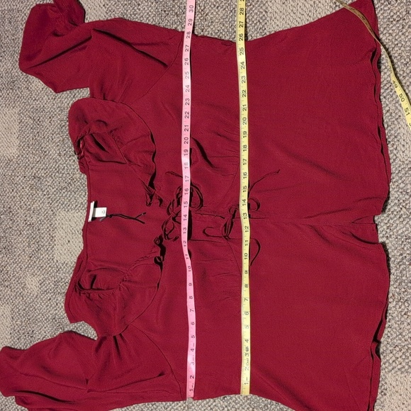 Ava & Viv Women's Top Ruffle Neck Boho Hook & Eye Hippie Fairy Blouse 3x - Picture 3 of 8